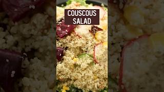 Freshly made couscous salad tossed in a delicious dressing for WellnessWednesdays shorts [upl. by Maitund]