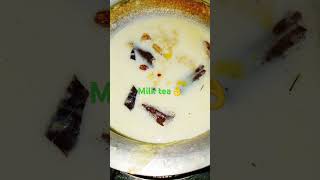 Milk tea recipe 👌 trending viralshort howtomake cooking recipe foryou [upl. by Cargian]