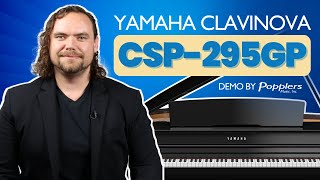 Yamaha CSP295GP Full Review and Playing Demonstration  Clavinova Digital Piano  Popplers Music [upl. by Nabala]