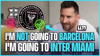 Lionel Messi speaks to confirm his move to Inter Miami  What does this mean for MLS [upl. by Mcculloch999]