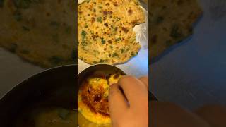 Chaliye Banate Hain 🌱 🧅 Paratha shortsviral subscribe food paratha greenonion viral [upl. by Senhauser]