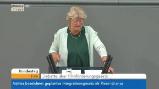 Bundestag Debatte zum Filmförderungsgesetz am 03062016 [upl. by Sdlonyer]