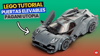 TUTORIAL pon PUERTAS en tu LEGO Pagani Utopia speed champions ▷ 76915 [upl. by Caitlin]