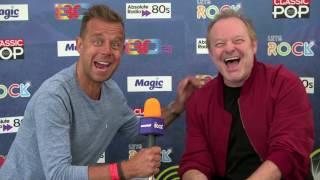 Interview with Cutting Crew at Lets Rock The Moor 2016 [upl. by Browning]