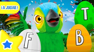 Nos DIVERTIMOS JUGANDO Con EL LORO PEPE 🦜 HUEVOS SORPRESA 🥚2  A Jugar  La Granja de Zenón [upl. by Ennirak366]