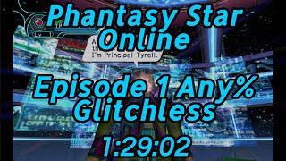 Phantasy Star Online Speedrun  Ep1 Glitchless Any  12902 [upl. by Kurt]