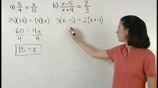 Solving Proportions  MathHelpcom  Math Help [upl. by Epillihp670]