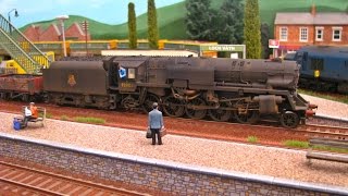 Hornby Class 9F 92021 Franco Crosti Boiler Olivias Sound [upl. by Llehsor]