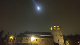 Dal colle di San Giusto a Trieste ecco la Spada di luce dellquot Arcangelo Michele [upl. by Anaert]