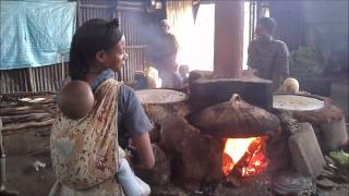 Injera making at Bahir Dar University [upl. by Yhtnomit]