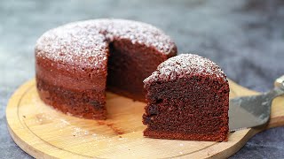 Chocolate Condensed Milk Cake  Eggless amp Without Oven  Yummy [upl. by Sarid]