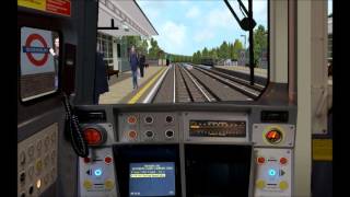 openBVE LU Jubilee Line Stanmore to Kingsbury FULL ROUTE [upl. by Ardnaz770]