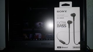 Unboxing Sony WI XB400 Extra Bass Auriculares Bluetooth Inalámbricos EN ESPAÑOL LATINO [upl. by Heath255]