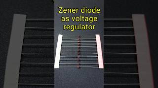 How to make voltage regulator with zener diode [upl. by Euell156]