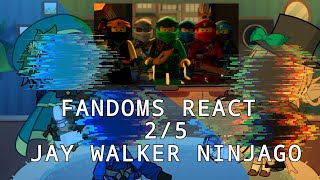 Fandoms reactJAY WALKERNINJAGO25 [upl. by Ahseinad]