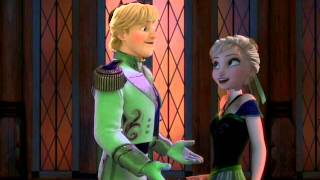 Frozen Elsa and kristoff love is and open door [upl. by Nohsauq]