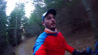 Mont Aigoual  chemin des 4000 marches en hiver  trail running [upl. by Xam]