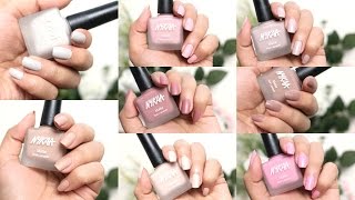 LYN Nail Polish  7 Shades  Review amp Nail Swatches  crazyaboutcolors [upl. by God]