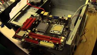 Changing socket 775 CPU e3300 to dual core E8400 on my Biostar G41M7 motherboard [upl. by Storer316]