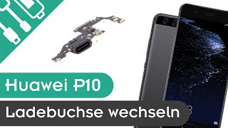 HUAWEI P10 Ladebuchse wechseln  kaputtde  EINFACH ERKLÄRT [upl. by Annawd]