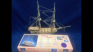 HM Brig Supply  Caldercraft 164 Nelsons Navy [upl. by Ecerehs]