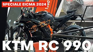 KTM RC 990 R Black 2025  Walkaround EICMA 2024 [upl. by Segalman415]