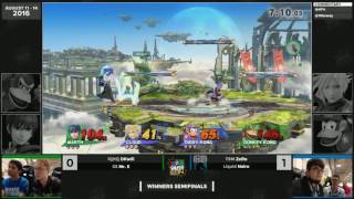 SSC16  Mr E  DKwill vs ZeRo  Nairo  Winners Semifinals Smash 4 [upl. by Emalia]