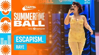 RAYE  Escapism Live at Capitals Summertime Ball 2023  Capital [upl. by Tterag641]