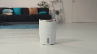 Philips Series 2000 Air humidifier  Hygienic humidification with NanoCloud technology [upl. by Paine414]