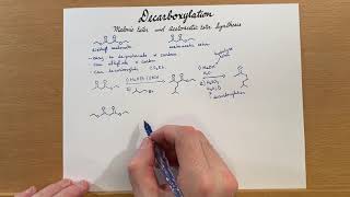 Decarboxylation Malonic Ester and Acetoacetic Ester Synthesis [upl. by Henig]