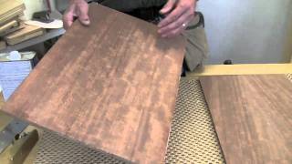 Creating a Bookmatched Veneer Panel  Part 5 [upl. by Gelasius890]