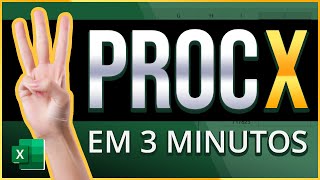 Função PROCX em Apenas 3 Minutos  Aula Descomplicada Aprenda Já e de Forma Rápida [upl. by Ilyk188]