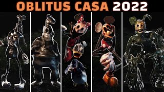 Oblitus Casa  Extras All Characters Jumpscares [upl. by Eerbua]