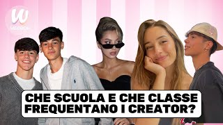 QUALE SCUOLA E CLASSE FREQUENTANO I CREATOR ITALIANI [upl. by Asela81]