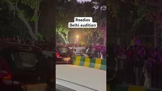 Roadies audition 2024  Roadies audition crowd omg 😯 Delhi roadies  task in the roadies rawstar [upl. by Atinuj965]