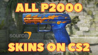 ALL P200 SKINS SHOWCASE IN COUNTER STRIKE 2  CS2  LAST UPDATE amp PRICE [upl. by Navarro869]