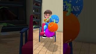 BALLOON POP CHALLENGE How many did they pop in Scary Teacher 3D [upl. by Avron683]