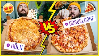 Wir BESTELLEN die BESTE PIZZA in KÖLN vs DÜSSELDORF [upl. by Adali148]