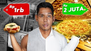 Nyobain Pizza Rp1000 VS Rp2000000 [upl. by Picardi]