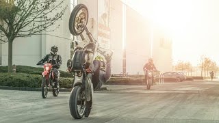 Supermoto WarmUp  Winter  ESCALATION  2017  ERC [upl. by Anes]