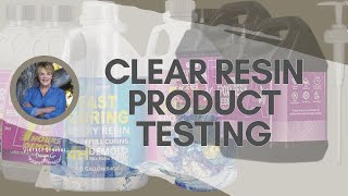 Testing Clear Resins Part 1  I tested three clear resins so you dont have to [upl. by Yeliab]