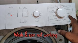 IFB ELINA DX Washing machineWash amp Spin not working [upl. by Meekahs]