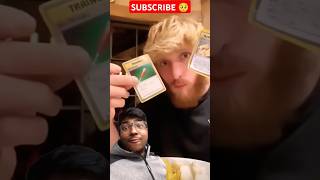 Reacting To Logan Pauls FAKE Pokemon Card TheOfficialLoganPaul shorts [upl. by Fredrika]