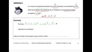 TD33EL14 1 puissance mono [upl. by Yelnats]