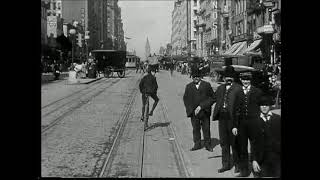 A Trip Down Market Street in San Francisco 1906 [upl. by Enirtak]