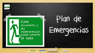 Cómo hacer el PLAN DE EMERGENCIAS 👨🏻‍🚒👩🏽‍🚒 [upl. by Atileda]