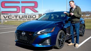 Review 2023 Nissan Altima SR VCTurbo  Nice but Needs More [upl. by Aicinoid]