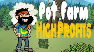 Pot Farm High Profits  HD Android Gameplay  Other games  Full HD Video 1080p [upl. by Ainessej928]