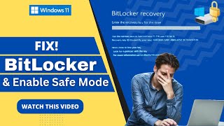 BitLocker Blocking to enter into Safe Mode FIX NOW Windows 11 [upl. by Ardnasella]