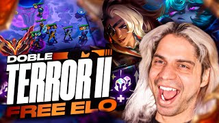 LA MEJOR COMPOSICION DE DOBLE TERROR 3 ESTRELLAS EN TFT [upl. by Kariotta329]